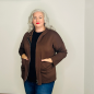 Mikina s kapucňou na zips PLUS SIZE